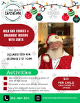 Milk and Cookie and Ornament making with Santa