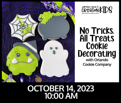 Halloween Cookie Decorating Workshop: October 14, 2023