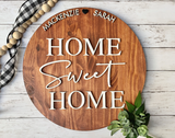 Round: Home Sweet Home with First Names & Est. Year